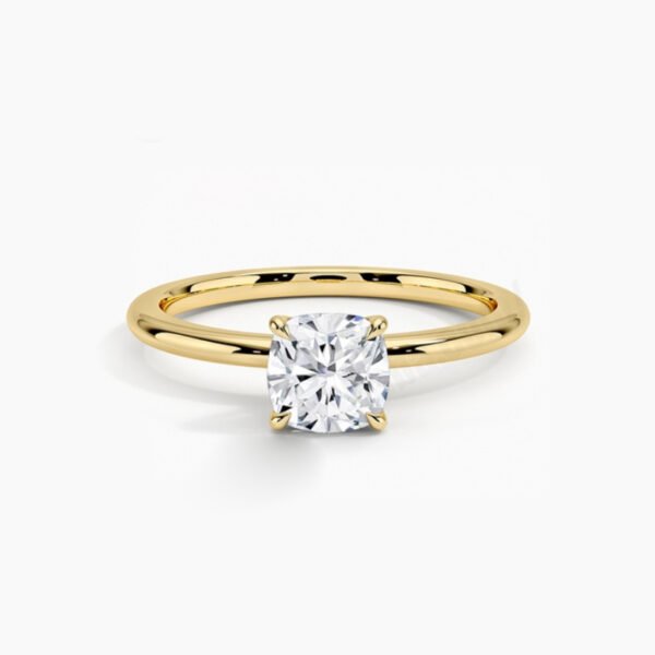 1 (9) 9K 10K 14K 18K Gold Platinum Set 1Ct Single Jewellery Lab Grown Diamond Ring