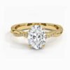 1 (9) 925 Silver 1CT Oval Cut Jewellery Natural Moissanite Ring For Women
