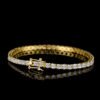 Moissanite D Color Tennis Chain S925 Silver 2.5Mm Bracelet Men