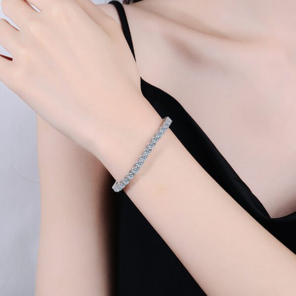 O1CN018K1Afp2Br8AwwyZr2_!!2212409298391-0-cib Sgarit Fine Jewelry S925 Silver Platinum Plated Moissanite Bracelet