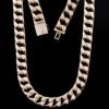 O1CN019qm81i1aICAguiU3o_!!1925443306-0-cib Sgarit Fine Jewelry 12Mm Silver Plated 18K Gold Moissiante Cuban Chain Necklace