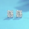 O1CN019voc6l25TsXsLY1r4_!!2217006067528-0-cib S925 Sterling Silver 0.5Ct Mosanite Earrings With Gra Certificate