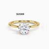 O1CN01EZUiKa25TsXgjfxrT_!!2217006067528-0-cib (1) Simple S925 Silver Moissanite 1Ct Wedding Ring