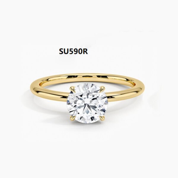 O1CN01EZUiKa25TsXgjfxrT_!!2217006067528-0-cib Simple S925 Silver Moissanite 1Ct Wedding Ring