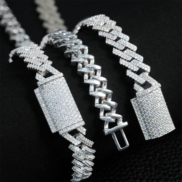O1CN01IVrbpU24BjDRQ3457_!!2024217353-0-cib Cuban chain 10mm full Moissanite S925 silver diamond chain