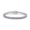 O1CN01LVez7s2Br8Az73IKJ_!!2212409298391-0-cib Sgarit Fine Jewelry S925 Silver Platinum Plated Moissanite Bracelet