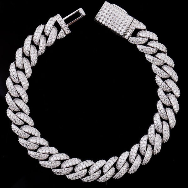 O1CN01Pi9HcW1aICCBIiANg_!!1925443306-0-cib Sgarit Fine Jewelry 18K White Gold Hip Hop Moissanite 10Mm 15Mm Cuban Bracelet