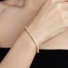 Moissanite D Color Tennis Chain S925 Silver 2.5Mm Bracelet Men