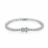 Moissanite D Color Tennis Chain S925 Silver 2.5Mm Bracelet Men