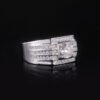 Sgarit Fine Jewelry S925 Sterling Silver Moissanite D Color 1 Carat With Gra Certificate Wedding Ring