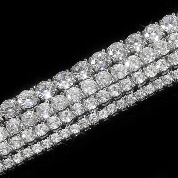 O1CN01YAVhQl223p28fZrsF_!!2208307377065-0-cib 3mm 4mm 5mm 6.5mm S925 Silver Moissanite Single Row Tennis Hip Hop Bracelet Necklace