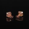 S925 Sterling Silver Pink Zircon Earrings
