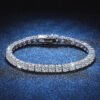 O1CN01frm7cv2Br8B35I0EC_!!2212409298391-0-cib Sgarit Fine Jewelry S925 Silver Platinum Plated Moissanite Bracelet