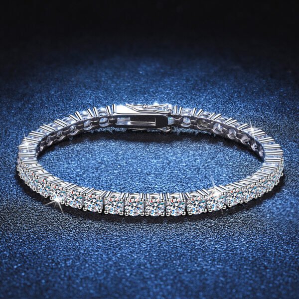 O1CN01frm7cv2Br8B35I0EC_!!2212409298391-0-cib Sgarit Fine Jewelry S925 Silver Platinum Plated Moissanite Bracelet