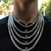 O1CN01g4Du8K223p2366pK5_!!2208307377065-0-cib 3mm 4mm 5mm 6.5mm S925 Silver Moissanite Single Row Tennis Hip Hop Bracelet Necklace