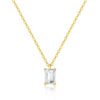 O1CN01i8fcPT1COZ7ZPEOJx_!!2209987120071-0-cib Sgarit 18K Gold Emerald Cut 0.5ct Lab Diamond Chain Pendant Jewelry