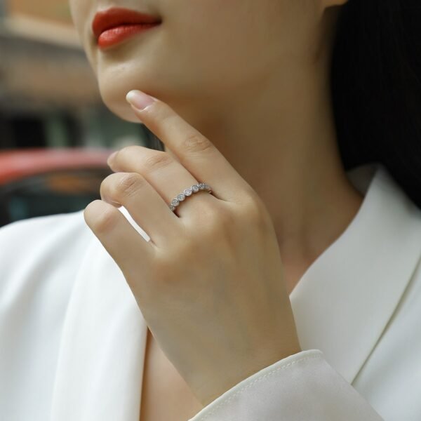 O1CN01qYA4VB2AkQtN0RzEn_!!1110428241-0-cib S925 Silver Moissanite Ring For Women