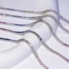 Sgarit Fine Jewelry S925 Silver Color Zircon Hipster Bracelet Tennis Chain