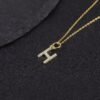 O1CN01tfMB5C25TsZqm1wcz_!!2217006067528-0-cib Niche Letter H Necklace Gold S925 Sterling Silver Moissanite Pendant 26 Letter Sweater Chain