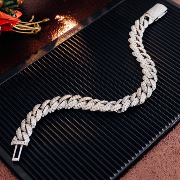 O1CN01wOtHPb1aICCF8YeUk_!!1925443306-0-cib Sgarit Fine Jewelry 18K White Gold Hip Hop Moissanite 10Mm 15Mm Cuban Bracelet