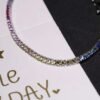 Sgarit Fine Jewelry S925 Silver Color Zircon Hipster Bracelet Tennis Chain