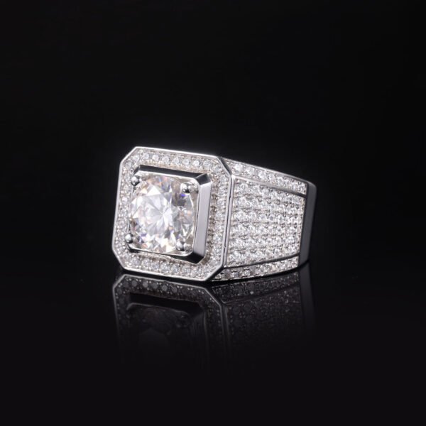 O1CN01ws0ELa25TsXgGq908_!!2217006067528-0-cib S925 Silver Wedding Ring 1CT Moissanite Man Ring With GRA Certificate