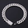 O1CN01zEbBDN1aICCK4L1MS_!!1925443306-0-cib Sgarit Fine Jewelry 18K White Gold Hip Hop Moissanite 10Mm 15Mm Cuban Bracelet