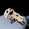 Sgarit Manufacturer Solid 18K Gold 0.5Ct Natural Diamond Ring