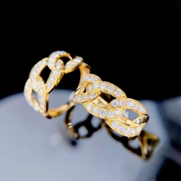 Sgarit Manufacturer Solid 18K Gold 0.5Ct Natural Diamond Ring