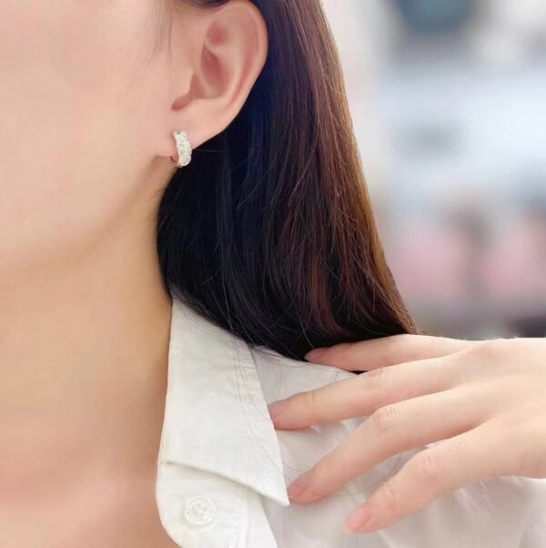 微信图片_202410171029491 SGARIT Fine Jewelry Manufacturer Real 18k White Gold 0.3CT Jewellery Natural Diamond Earrings