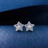 微信图片_202410171030123 SGARIT Fine Jewelry Factory Solid 18k White Gold 0.4CT Jewellery star Natural Diamond Earrings