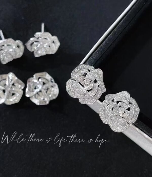 微信图片_20241017103158 SGARIT Fine Jewelry Factory Solid 18k Gold 0.35CT Pave Setting Jewellery Natural Diamond Earrings