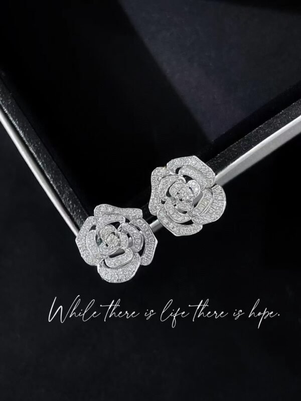 微信图片_202410171031582 SGARIT Fine Jewelry Factory Solid 18k Gold 0.35CT Pave Setting Jewellery Natural Diamond Earrings