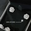 微信图片_202410171031584 SGARIT Fine Jewelry Factory Solid 18k Gold 0.35CT Pave Setting Jewellery Natural Diamond Earrings
