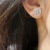 微信图片_202410171031591 SGARIT Fine Jewelry Factory Solid 18k Gold 0.35CT Pave Setting Jewellery Natural Diamond Earrings