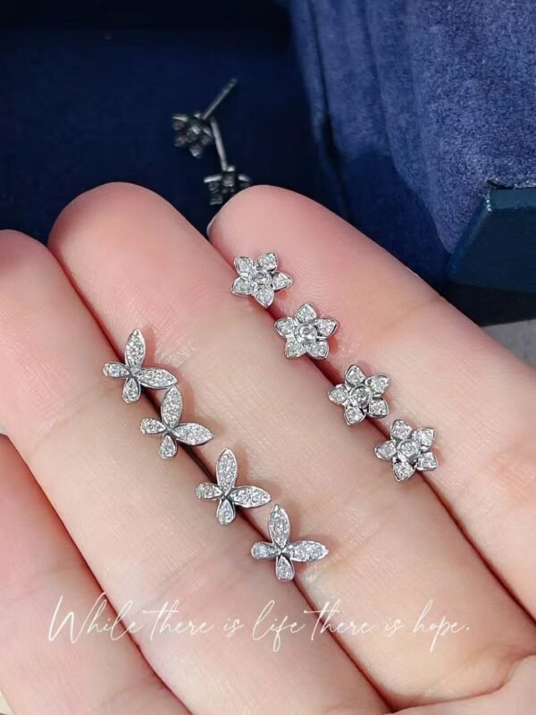 微信图片_202410171033091 SGARIT Fine Jewelry Manufacturer Real 18k Gold Jewellery Natural Diamond butterfly Earrings