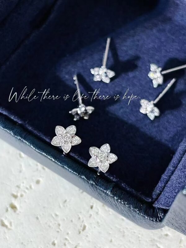微信图片_202410171033102 SGARIT Fine Jewelry Manufacturer Real 18k Gold Jewellery Natural Diamond butterfly Earrings