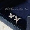微信图片_20241017103311 SGARIT Fine Jewelry Manufacturer Real 18k Gold Jewellery Natural Diamond butterfly Earrings