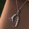 微信图片_20241017103411 SGARIT Fine Jewelry Factory Real 18k Gold 0.1CT Jewellery Natural Diamond Letter G Earrings