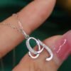 微信图片_202410171034123 SGARIT Fine Jewelry Factory Real 18k Gold 0.1CT Jewellery Natural Diamond Letter G Earrings