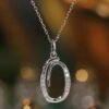 微信图片_20241017103428 SGARIT Fine Jewelry Manufacturer Solid 18k Gold 0.1CT Jewellery Natural Diamond Letter O Earrings