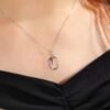 微信图片_20241017103430 SGARIT Fine Jewelry Manufacturer Solid 18k Gold 0.1CT Jewellery Natural Diamond Letter O Earrings