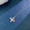 微信图片_202410171035014 SGARIT Fine Jewelry Manufacturer Solid 18k Gold 0.1CT Jewellery Natural Diamond Four Leaf Clover Jewelry Set