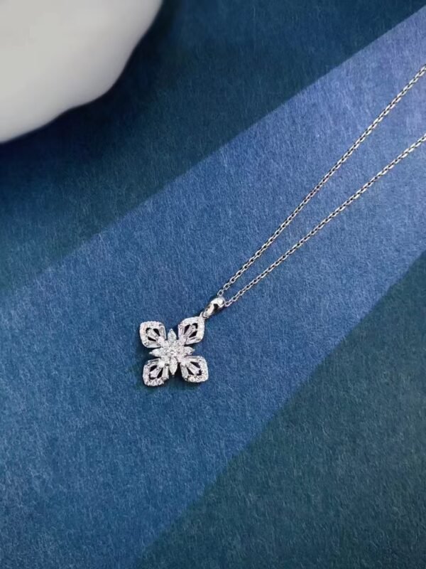 微信图片_202410171035014 SGARIT Fine Jewelry Manufacturer Solid 18k Gold 0.1CT Jewellery Natural Diamond Four Leaf Clover Jewelry Set