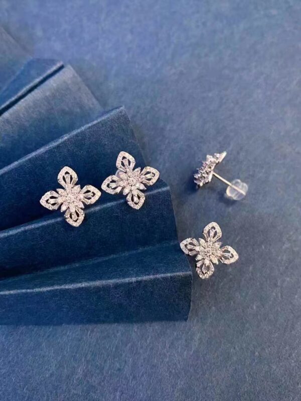 微信图片_202410171035021 SGARIT Fine Jewelry Manufacturer Solid 18k Gold 0.1CT Jewellery Natural Diamond Four Leaf Clover Jewelry Set