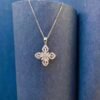 微信图片_202410171035022 SGARIT Fine Jewelry Manufacturer Solid 18k Gold 0.1CT Jewellery Natural Diamond Four Leaf Clover Jewelry Set