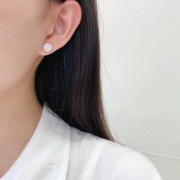 微信图片_202410171035511 SGARIT Fine Jewelry Manufacturer Solid 18k Gold 0.6CT Jewellery Natural Diamond Four Leaf Clover Earrings For Women
