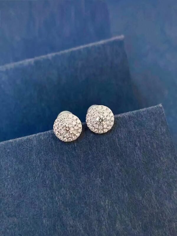 微信图片_20241017103552 SGARIT Fine Jewelry Manufacturer Solid 18k Gold 0.6CT Jewellery Natural Diamond Four Leaf Clover Earrings For Women