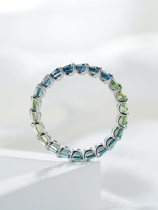 微信图片_20241018161821 SGARIT Fine Jewelry Suppliers Real 18k White Gold 3.5CT Jewellery Blue Sapphire Natural Gemstone Ring
