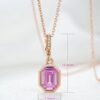 微信图片_20241018161859 SGARIT Fine Jewelry Manufacturer Real 18k White Gold 0.66CT Jewellery Pink Sapphire Natural Gemstone Pendant